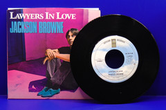 JACKSON BROWNE Lawyers In Love 45 RPM w/PS ASYLUM 69826 NM/UNPLAYED