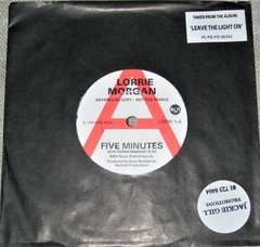 Lorrie Morgan – Five Minutes (7″, Single, Promo) (Near Mint (NM or M-)) – 280350