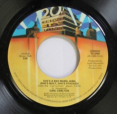 Soul 45 Carl Carlton – She’S A Bad Mama Jama / This Feelings Rated X-Tra On 20Th