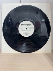 Kelly Clarkson – Because Of You 12″ Single Record 2005 Remixes RCA Pop Dance 33