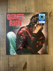 QUIET RIOT – Metal Health – Sea Glass w/ White Swirl Vinyl Hype Sticker Sealed