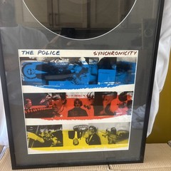 Framed In Glass The Police, Synchronicity, Vinyl LP Album, 1983. A&M SP-3735
