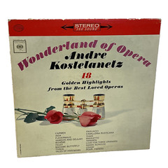Andre Kostelanetz Wonderland Of Opera (Vinyl, 1963) Columbia CS 8795 VG LP