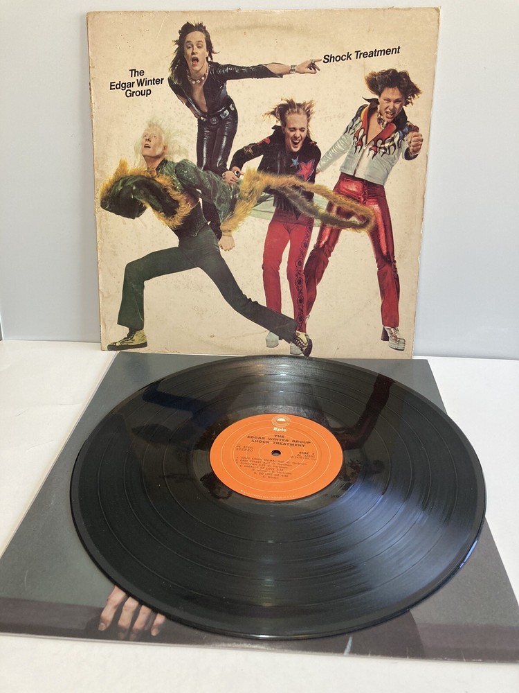 the Edgar Winter group shock treatment Vinyl record LP 1974 Epic PE 32461