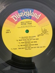 Walt Disney’s Peter Pan Motion Picture Soundtrack 1976 Vinyl LP Record Album
