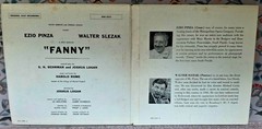 Fanny Original Cast RCA EOC-1015 3×7 45 EP Pinza Slezak NM- HEARB4UBUY