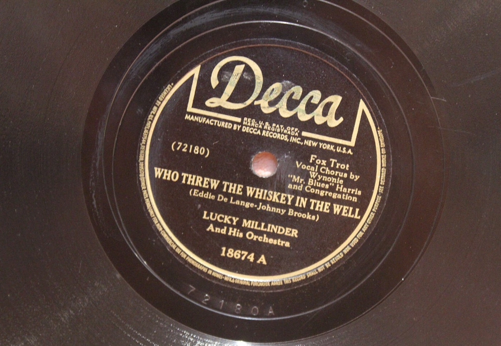 Lucky Millinder Who Threw The Whiskey In The Well / Shipyard Social Function 10″