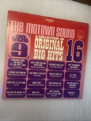 The Motown Sound “A Collection of 16 Original Big Hits Vol. 9” LP Record Vinyl