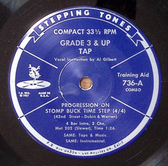 GRADE 3 &UP TAP PROGRESSION ON STOMP BUCK TIME STEP VINYL 45 62-84