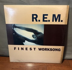 R.E.M. – Finest Worksong – 12″ Single PROMO copy I.R.S. Records 1988- Exc Vinyl