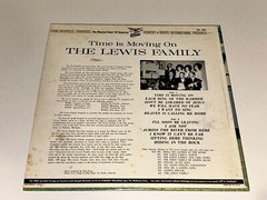The Lewis Family Time Is Moving On Bluegrass Gospel Music Vinyl Album LP 70