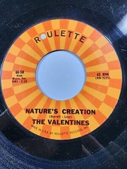 The Valentines Christmas Prayer / Nature’s Creation 45 7” Roulette VG F41