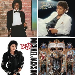 Michael Jackson 4 Album Collection: Off the Wall / Thriller / Bad /Dangerous – L