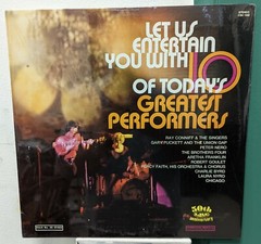 Let Us Entertain You With 10 of Today’s Greatest Performers CBS 1488, sealed LP