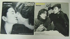 2 John Lennon Picture Sleeves NO RECORDS – Starting Over – Woman