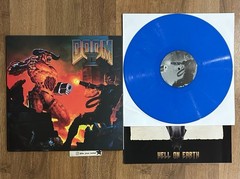 Doom II 2 Hell On Earth Soundtrack vinyl record VGM Blue color with Poster rare