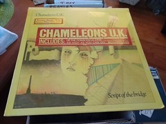 THE CHAMELEONS SCRIPT OF THE BRIDGE RARE SEALED USA YELLOW CELLOPHANE VINYL LP