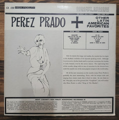 Perez Prado – Great Mambos Also Other Latin American Favorites – 1960 Vinyl LP