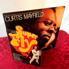 Curtis Mayfield – Superfly Soundtrack 1972 1st Curtom CRS-8014 Die-cut Vinyl LP