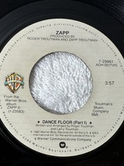 Zapp – DANCE FLOOR I/II – 1982 45 RPM 7″ Vinyl Single – Warner – Electro Funk!
