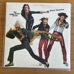 The Edgar Winter Group LP “Shock Treatment” 1974 EPIC PE 32461 CLEANED VG+ vinyl
