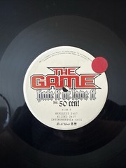 THE GAME FEATURING 50 CENT – HATE IT OR LOVE IT – VINYL EP BLACK –