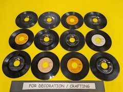 FOR DECOR LOT OF 12 ELVIS PRESLEY 7″ 45 VINYL RECORDS Lonesome Trouble Rip It Up