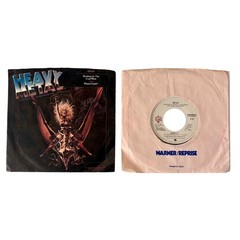 DEVO Whip It & Working In The Coal Mine 45 RPM Vinyl Records Heavy Metal Sleeve