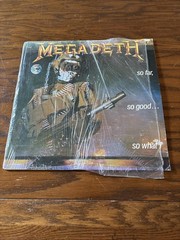 Megadeth 1988 Combat 1st Press Vinyl “ So Far, So Good… So What!” C1-48148