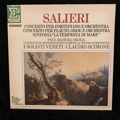 SALIERI Concertos & Sinfonia BADURA-SKODA – SCIMONE – ERATO ST LP 1986