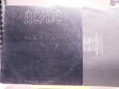 AC DC Rock LP Back In Black on Atlantic