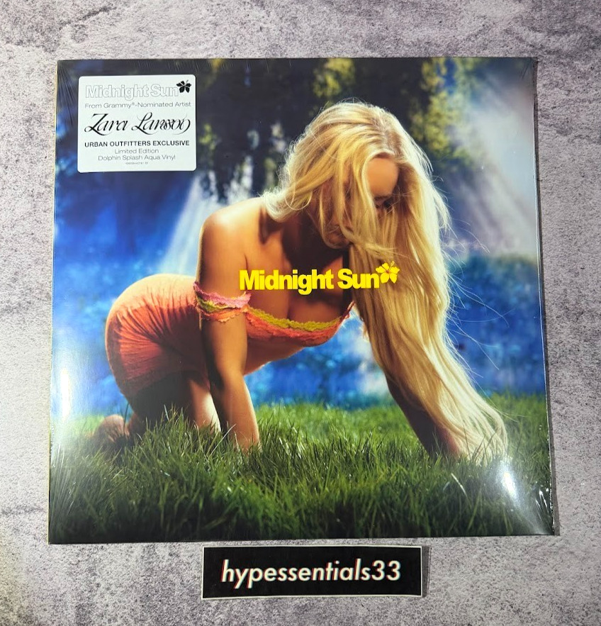 Zara Larsson – Midnight Sun UO Pride Exclusive Dolphin Splash Aqua Vinyl LP NEW