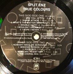 Split Enz – True Colours (LP) (Very Good (VG)) – 4086531415