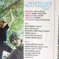 Spirit – “Spirit” MONO- 1968/2005 RE – Sundazed Music 5194 – Psych Rock LP