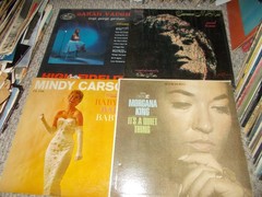 LOT OF 7 ORG FEMALE JAZZ LPS CHRIS CONNOR, PEGGY LEE, MORGANA KING+