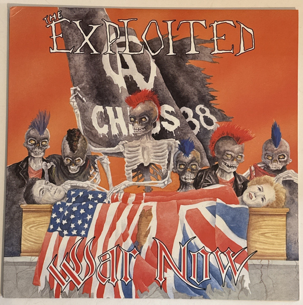 THE EXPLOITED – WAR NOW! • ORIGINAL 1988 U.S. COMBAT RECORDS PRESSING