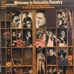Welcome Columbia Country Cash,Robbins,Statler,Flatt +VG+ CWS2 Album PET RESCUE