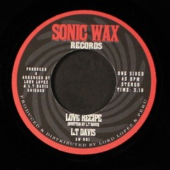 L.T DAVIS: love recipe / blank SONIC WAX 7″ Single 45 RPM United Kingdom