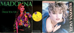 3×12″ 80s lot MADONNA Dress You Up INTO THE GROOVE Holiday USA SIRE Records VG+