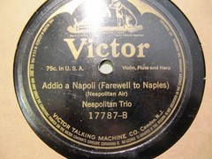1914 ITALIAN O Sole Mio Clement Barone Flute Howard Rattay Violin VICTOR 17787 _