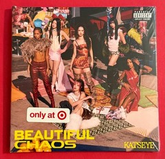 KATSEYE GNARLY / GABRIELA RED TINY VINYL 4” TARGET USA EXCLUSIVE BEAUTIFUL CHAOS