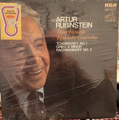 Artur Rubinstein Three Favorite Romantic Concertos 2 LPS 1971 SEALED VCS-7070