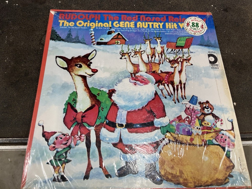 Rudolph the Red Nose Reindeer Gene Autry Vinyl LP 33rpm