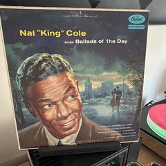 Nat “King” Cole – Sings Ballads of the Day Capitol 12″ Hi-Fi Jazz Vinyl LP
