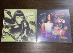 2 NEW Marina and the Diamonds PURGE THE 7″ GLOW in Dark & Venus Trap Vinyl Lot