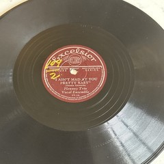 1945 JUMP BLUES – FLENNOY TRIO 78 rpm EXCELSIOR 117 I AIN’T MAD PRETTY BABY EX