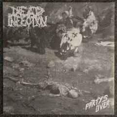 Dead Infection / Blood Party’s Over 7″ 1994 MSP Goregrind Death Metal EX/VG