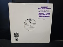 So So Def Bass All-Stars Vol III Street Sampler 1998 Vinyl Record Various Artist