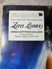 Zara Larsson – Midnight Sun UO Pride Exclusive Dolphin Splash Aqua Vinyl LP NEW