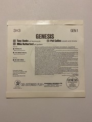 GENESIS-3 X 3 VINYL 7″ EP RECORD 1982!